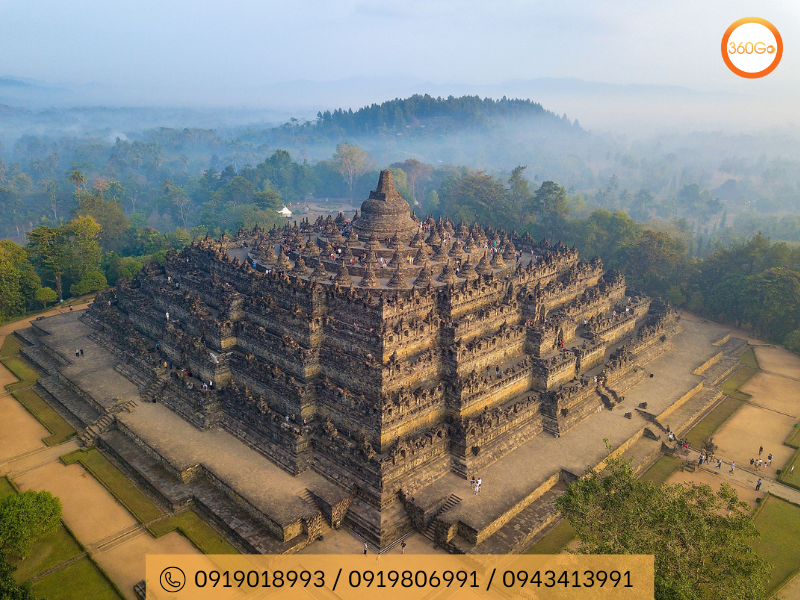 Đền Borobudur niềm tự hào của Indonesia - Du lịch 360Go